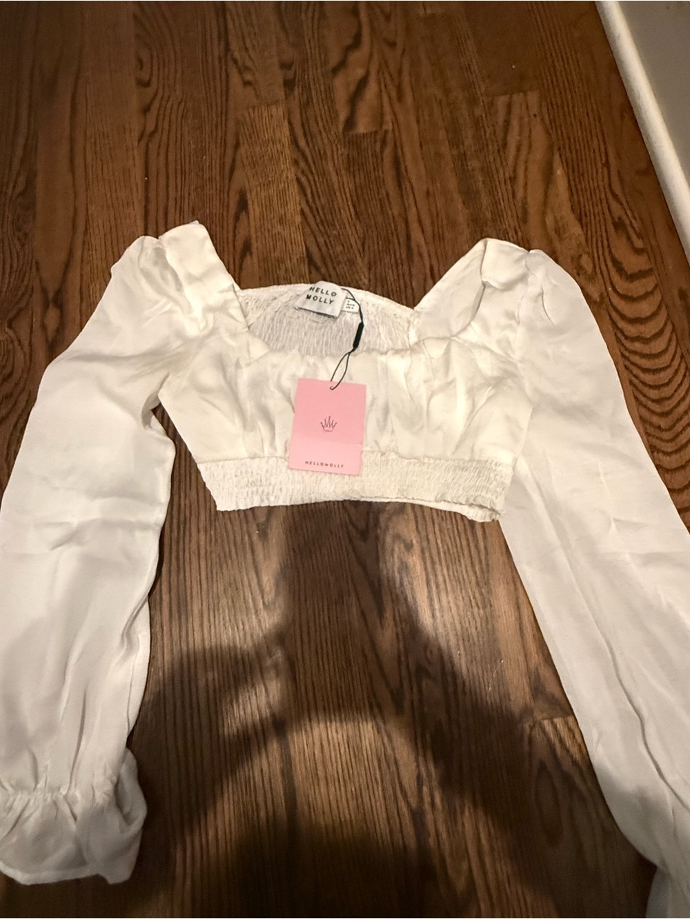 Summer White Long Sleeve Top!